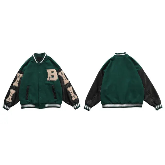 Varsity Baseball Bomber Jacket Mixnorth