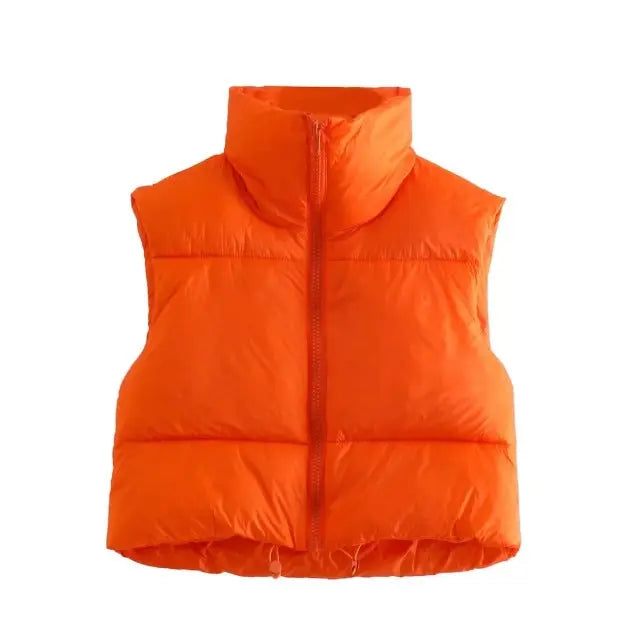 Puffy Vest Sleeveless Mixnorth