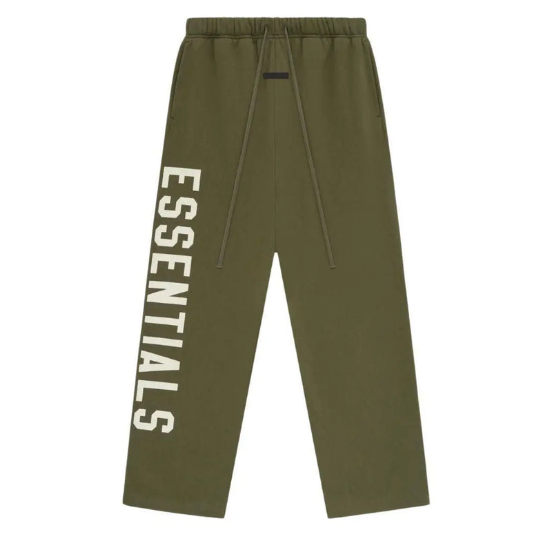 Fear of God Essentials Fleece Relaxed Sweatpant - Military Green Mixnorth