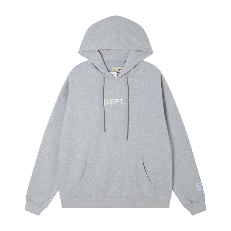 Gallery Dept. — DEPT. Logo Hoodie — Heather Grey