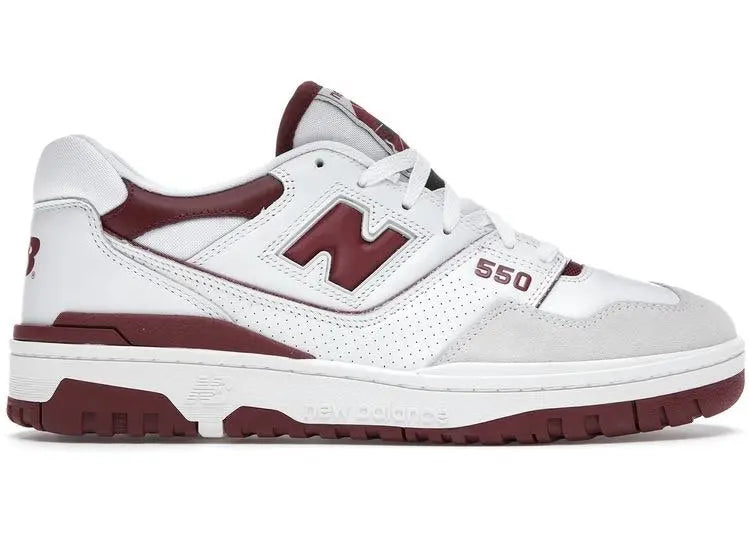 NEW BALANCE 550 SEA SALT BURGUNDY Elle73