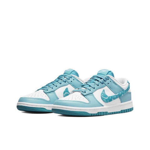 NIKE DUNK LOW ESSENTIAL PAISLEY PACK WORN BLUE