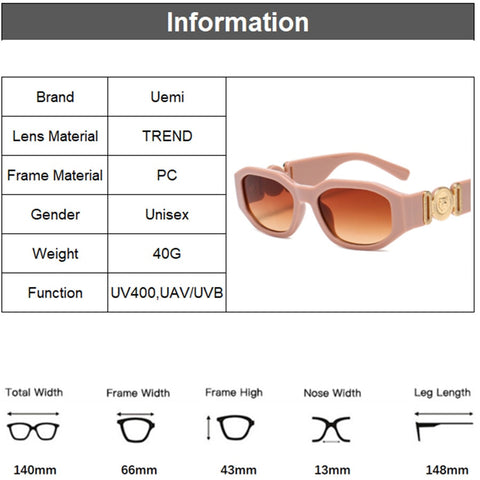 Retro Square Sunglasses