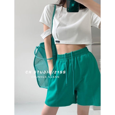 Casual Sports Shorts Straight