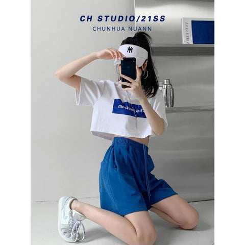 Casual Sports Shorts Straight