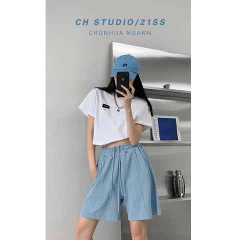 Casual Sports Shorts Straight