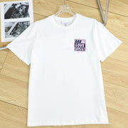 Letter Embroidery Graphic T-Shirts
