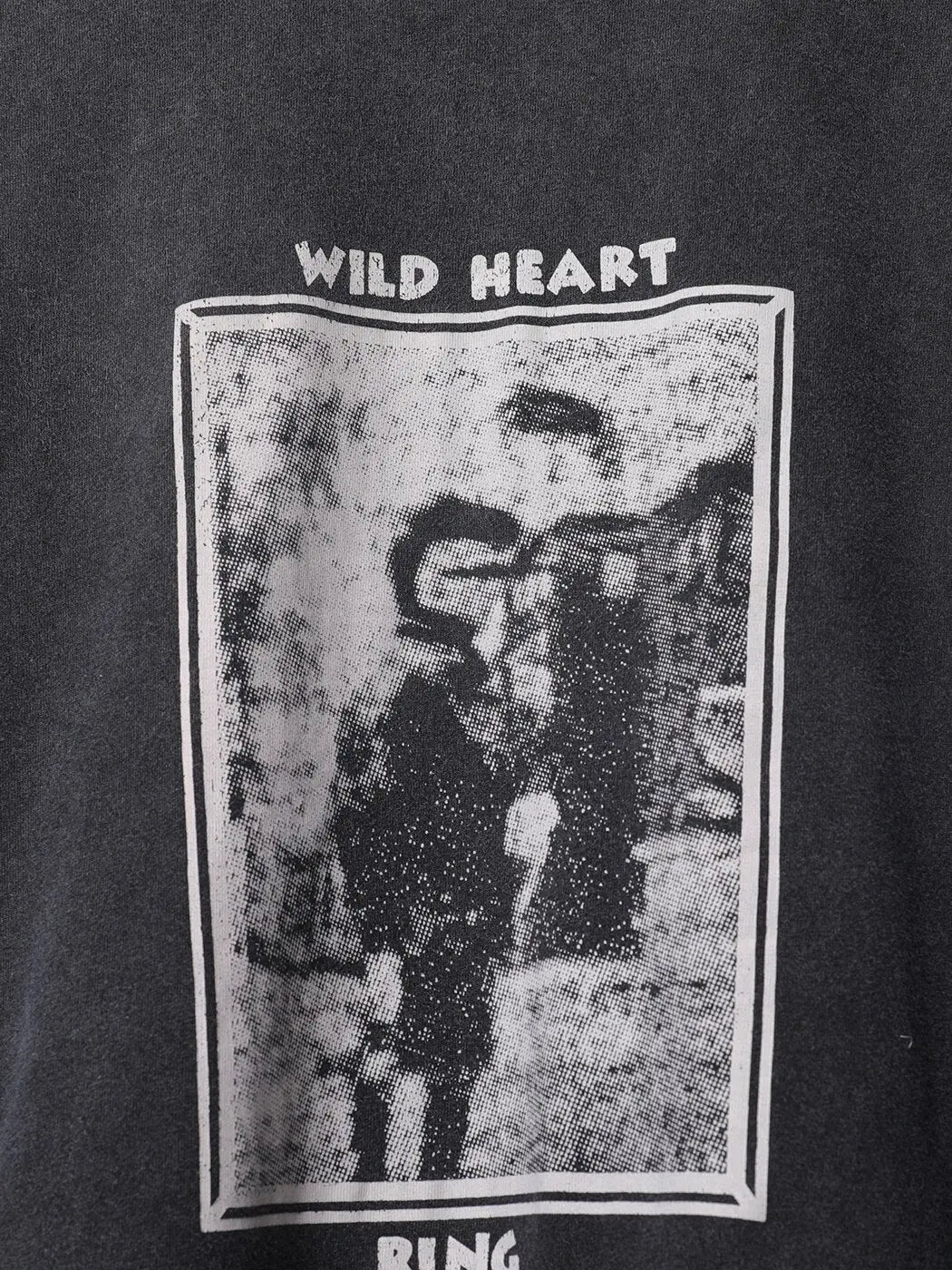 Faded Washed Black T-Shirt Mixnorth