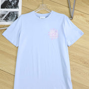 Letter Embroidery Graphic T-Shirts