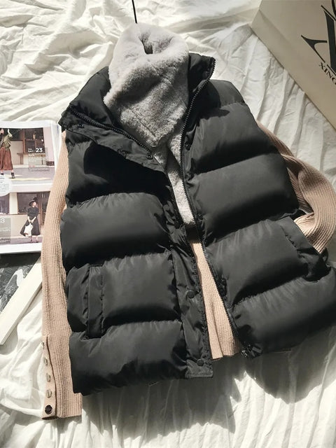 Sleeveless Parkas Jacket