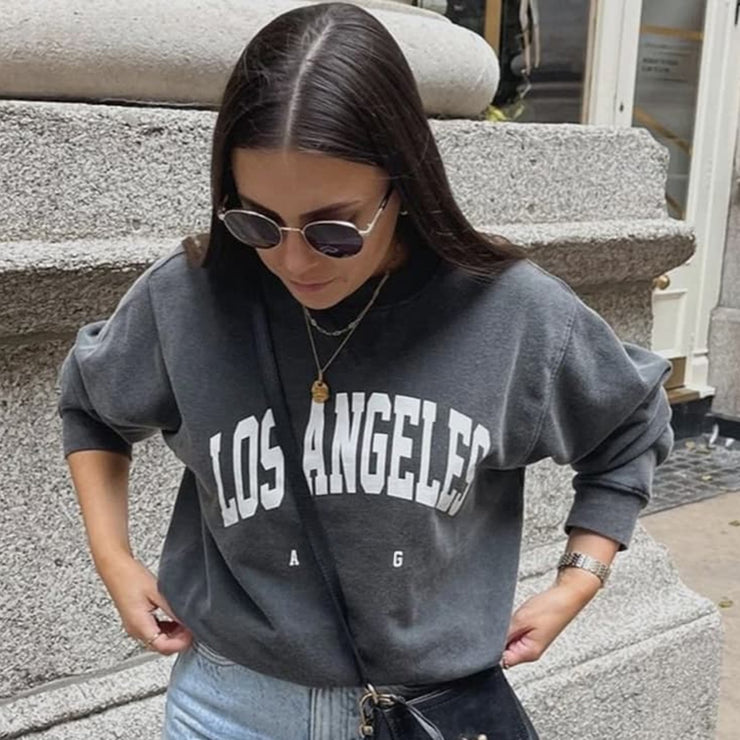 Los Angeles Washed Faded Sweatshirt