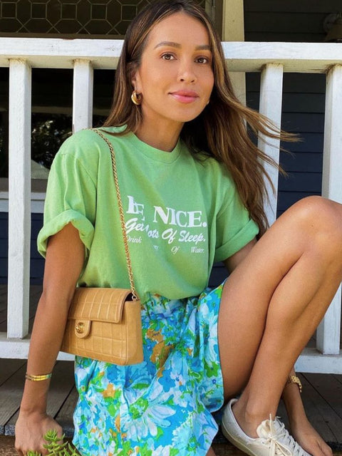 Letter Graphic T-Shirts