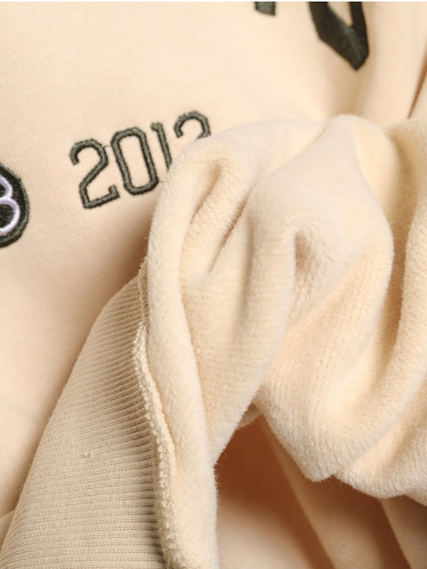 Letter Embroidery Sweatshirts