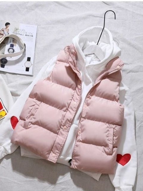 Sleeveless Parkas Jacket