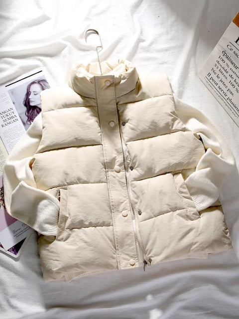 Sleeveless Parkas Jacket