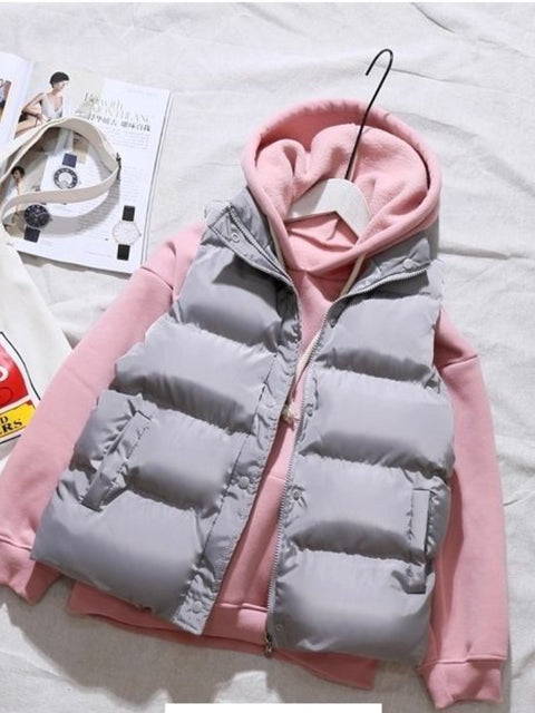 Sleeveless Parkas Jacket