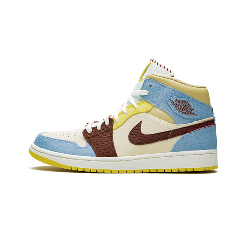 AIR Jordan 1 Mid Fearless Maison Château Rouge