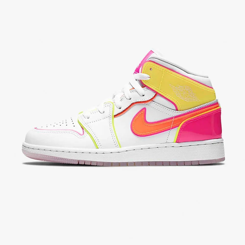 AIR JORDAN 1 MID SE GS 'EDGE GLOW' Elle73