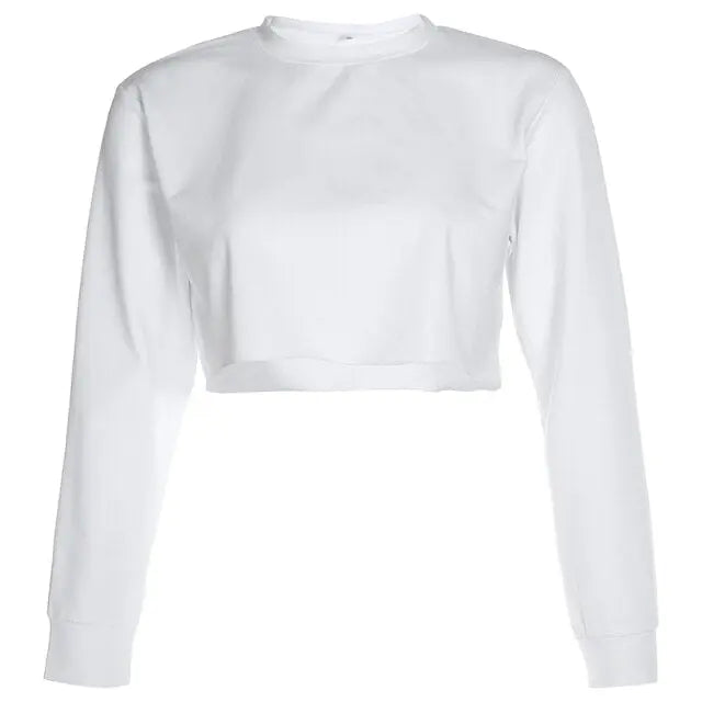 Solid Harajuku Cotton Basic Sweatshirt Mixnorth