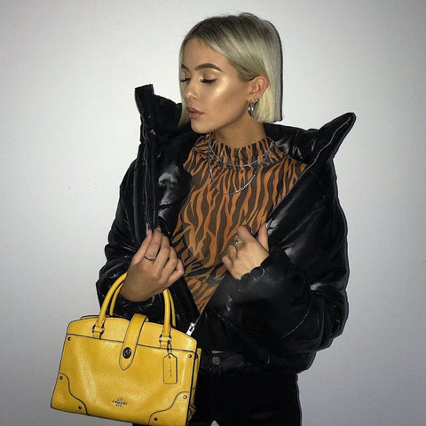 Warm Puffer Black Jacket