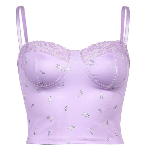 Sweet Floral Camis Top