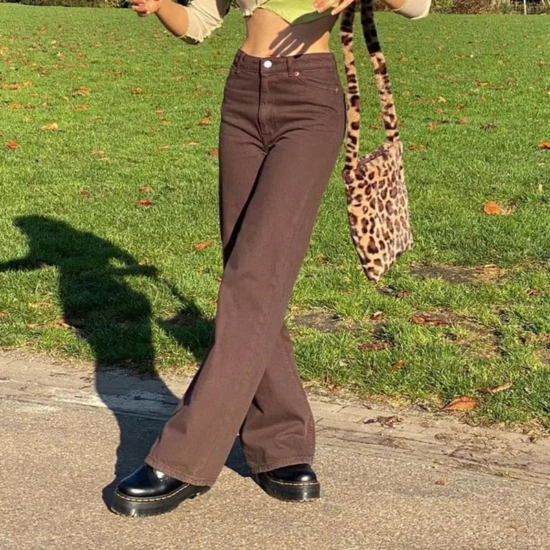 Classic Wide Denim Pants bohoomodern