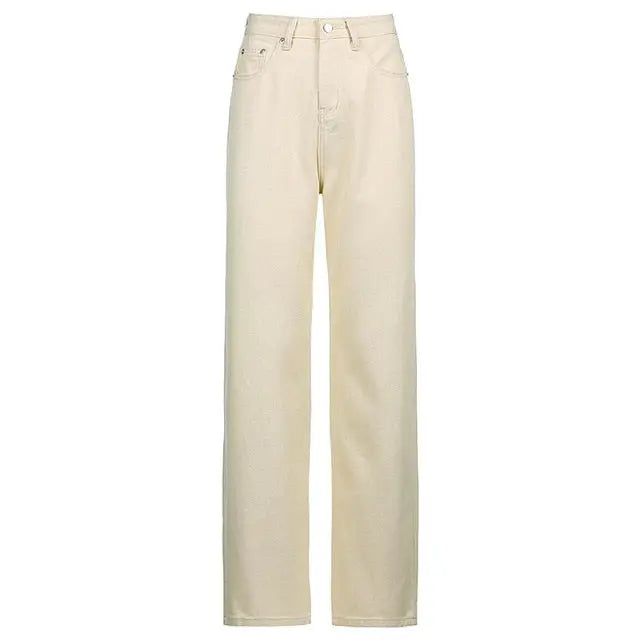 Classic Wide Denim Pants bohoomodern