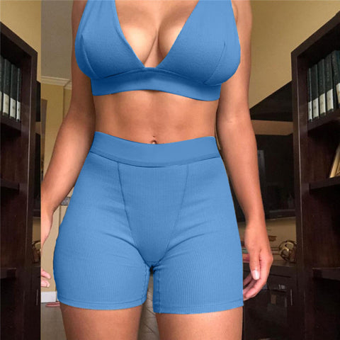 Set Strap Bra Bustiers Tank Vest Crop