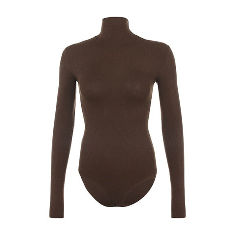 Knitted Long Sleeve Bodysuit