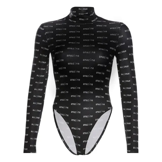 Skinny Turtleneck Bodysuits bohoomodern