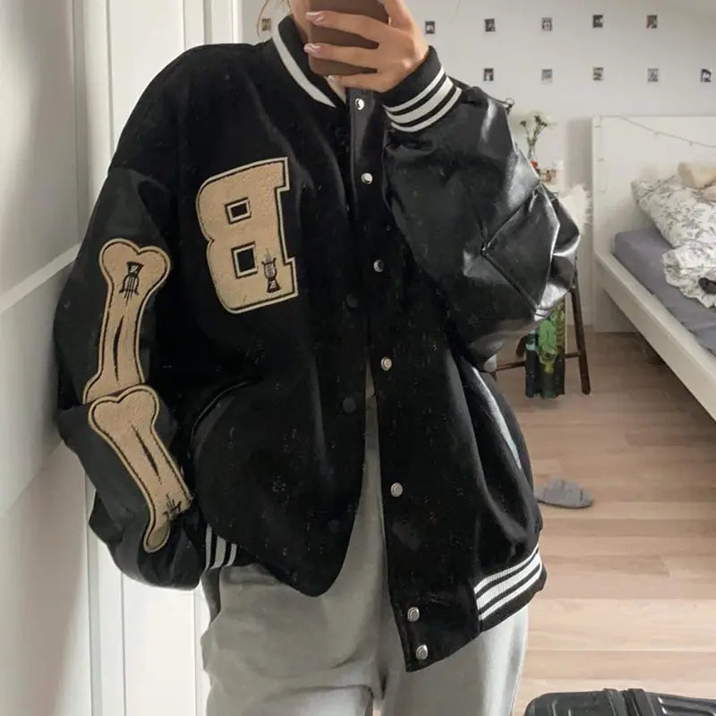 Varsity Baseball Bomber Jacket Mixnorth