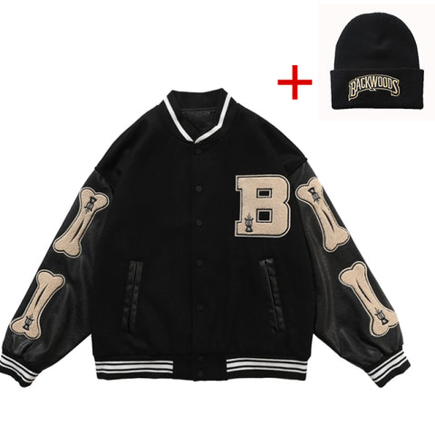 Leather Baseball Jacket