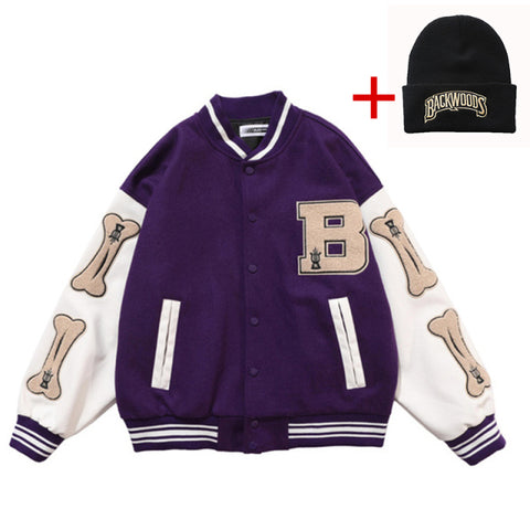 Leather Baseball Jacket