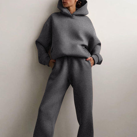 Tracksuit 2 Piece Set Oversized Pullover Sweatshirts Pants