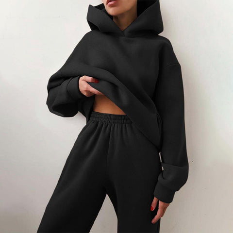 Tracksuit 2 Piece Set Oversized Pullover Sweatshirts Pants