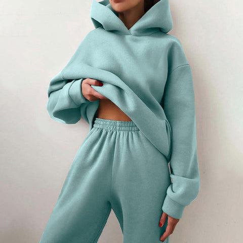 Tracksuit 2 Piece Set Oversized Pullover Sweatshirts Pants