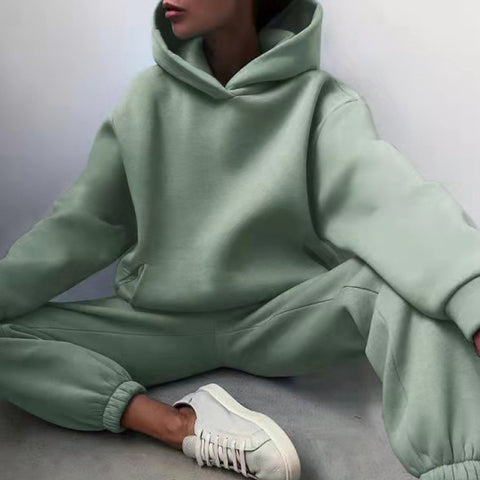 Tracksuit 2 Piece Set Oversized Pullover Sweatshirts Pants