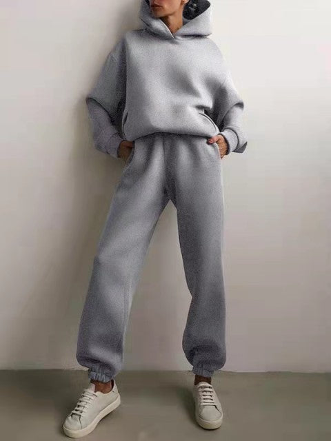 Tracksuit 2 Piece Set Oversized Pullover Sweatshirts Pants