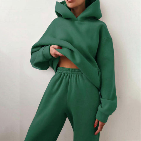 Tracksuit 2 Piece Set Oversized Pullover Sweatshirts Pants