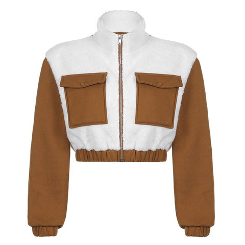 Patched Crop Jacket Vintage