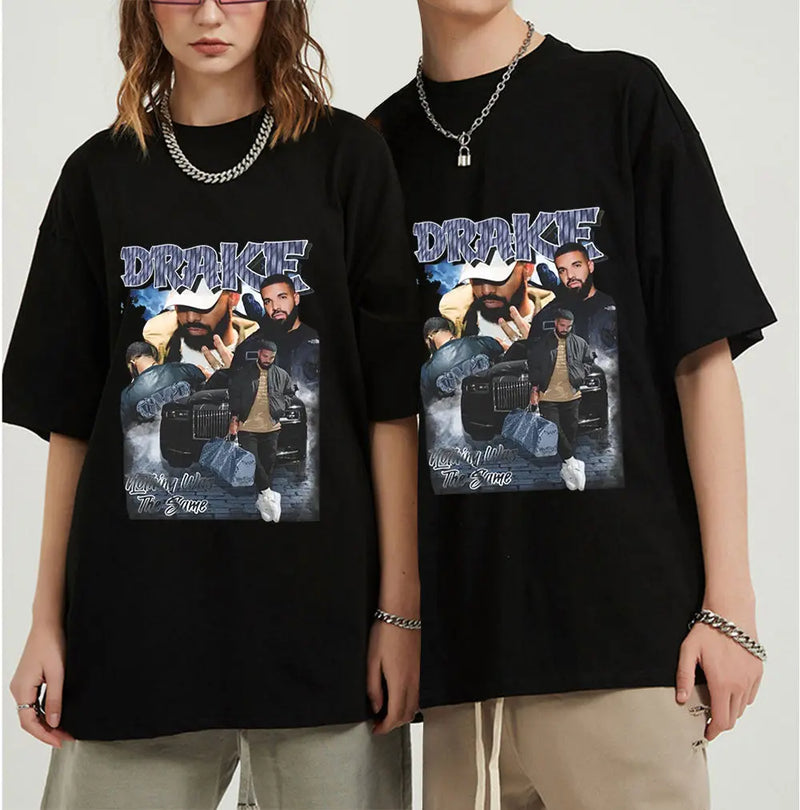 Drake T Shirt Print Oversized Mixnorth