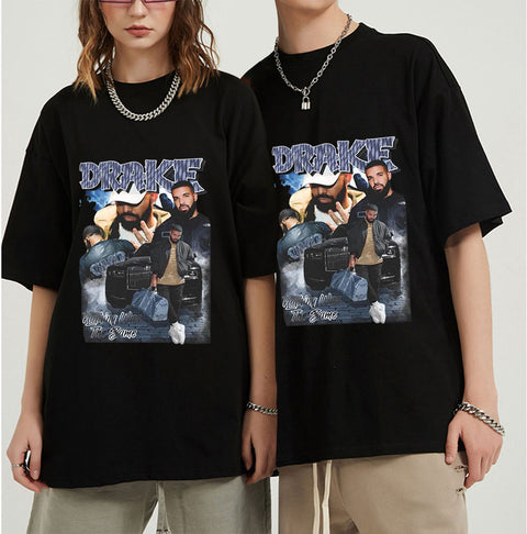 Drake T Shirt Print Oversized