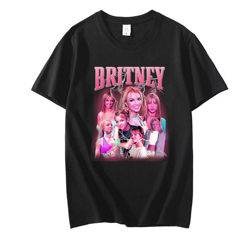 Oversized T Shirt Britney Spears Print