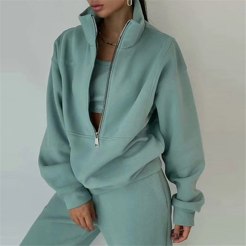 Fleece Lined Warm Two Piece Set