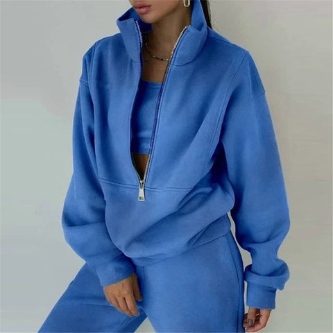 Fleece Lined Warm Two Piece Set