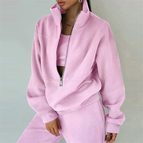 Fleece Lined Warm Two Piece Set