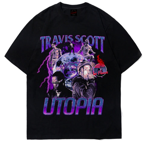 2pac Print T Shirt Oversized