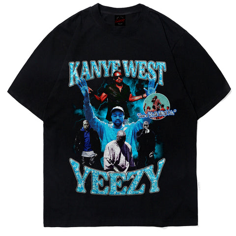 2pac Print T Shirt Oversized