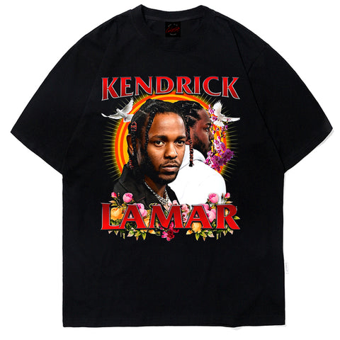 2pac Print T Shirt Oversized