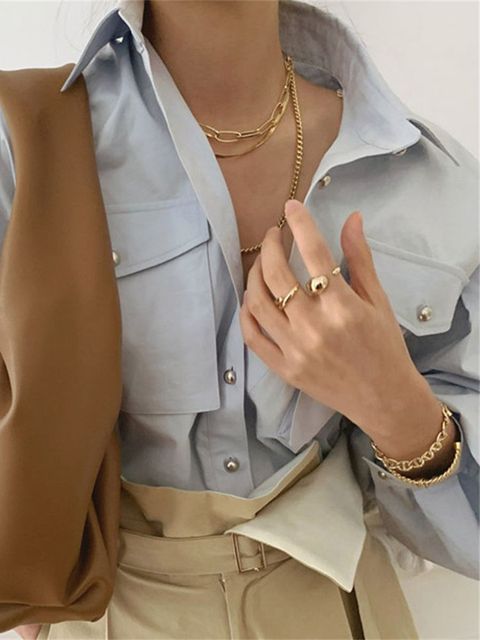 Casual Loose Shirt Long Sleeve